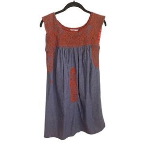 Mi Golondrina Flores Nube Fuego dress XS